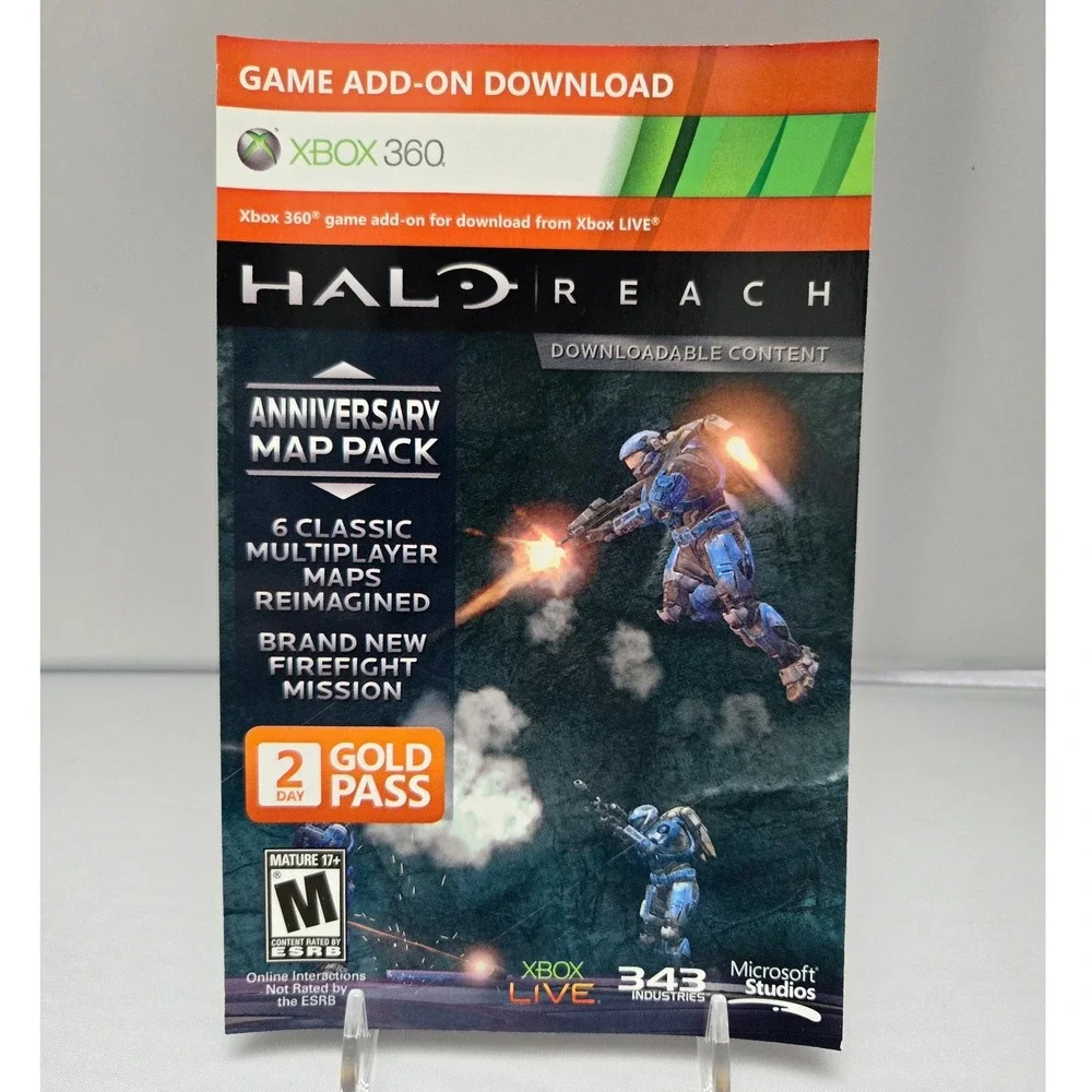 Halo‎ Combat Evolved Anniversary - Xbox 360 - Complete CIB W/ Manual Tested